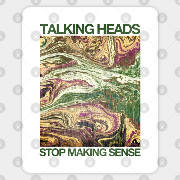 ••• Talking Heads ••• Aesthetic Fan Art Retro Sticker by oemsanex